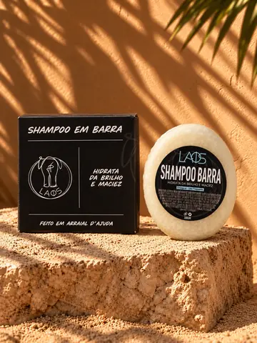 Shampoo em barra, cena Sol e matéria