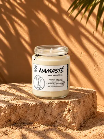 Vela namastê, cena Sol e matéria