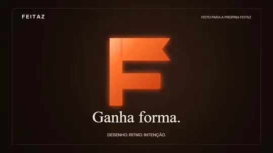 A marca no filme em tela larga