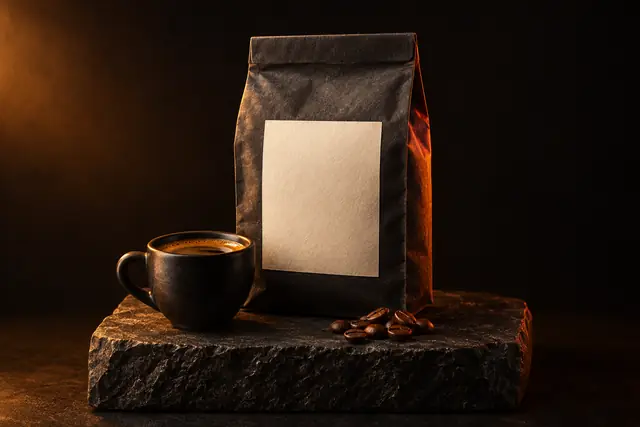 A página da campanha usa o mesmo café do anúncio