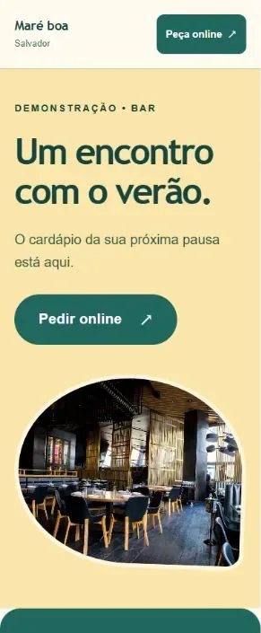 Tema Solar do construtor de sites