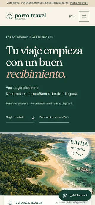 Captura de Porto Travel no celular