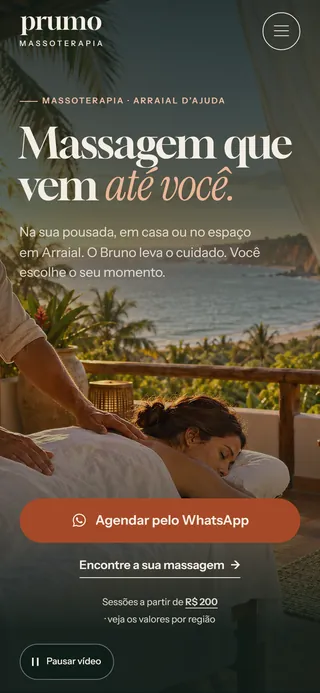 Captura de Prumo no celular